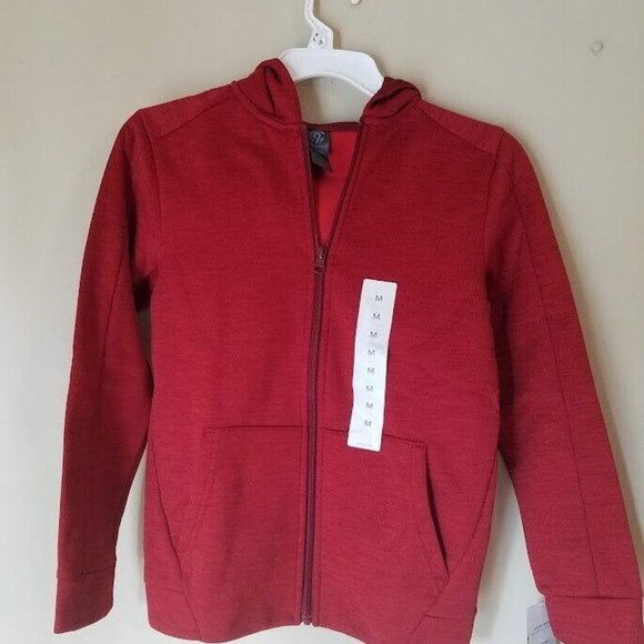 Champion C9 Boys Textured Tech Fleece Full Zip Hoodie, size M(8-10) - Picture 1 of 5